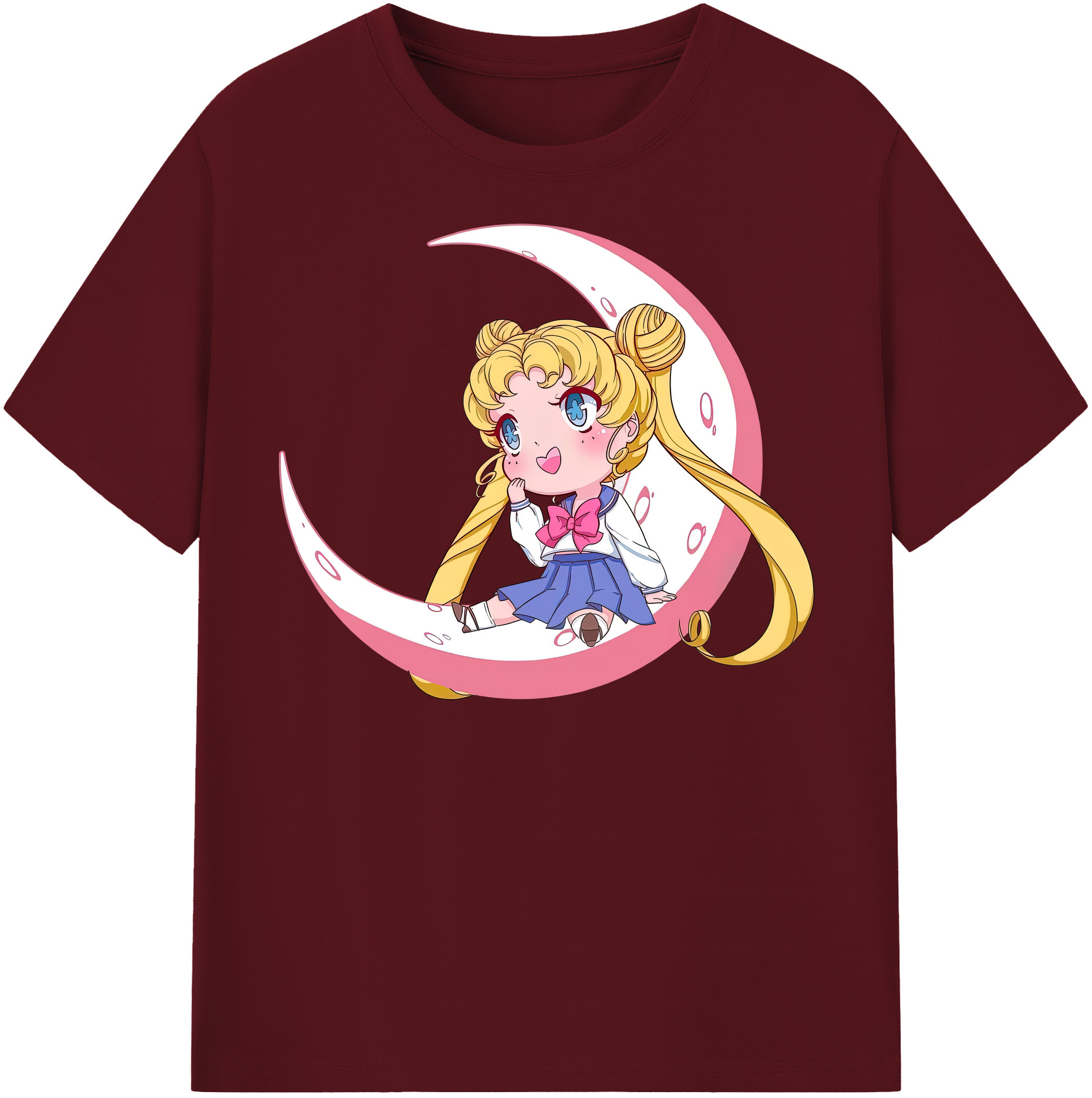 （画像用） 美少女戦士セーラームーン 愛野 美奈子 あいの みなこ Sailor Moon Aino Minako 綿100％半袖Tシャツ（フロントプリント）